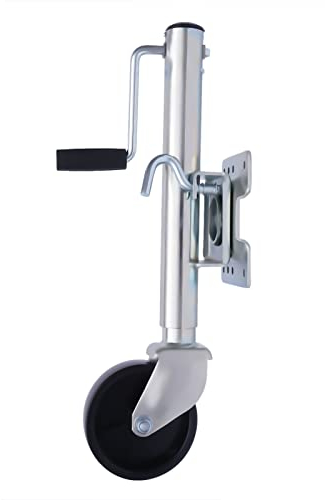 LUNICASHA Ruota di supporto per rimorchio, ruota di supporto automatica, per roulotte, rimorchio auto, ruota di supporto pesante, per rimorchi auto, 1200 LB