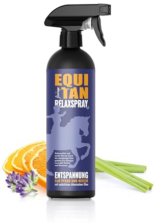 florage EQUITAN Relaxspray für Pferde, Beruhigung in Stresssituationen, Für Transport, Turnier & Ausritt, Mit Ätherischen Ölen, Vegan, 500ml