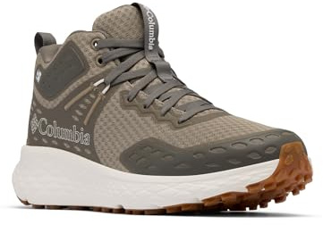 Columbia Men's Konos TRS Outdry Mid Waterproof Shoe, Tusk/Quarry, 10