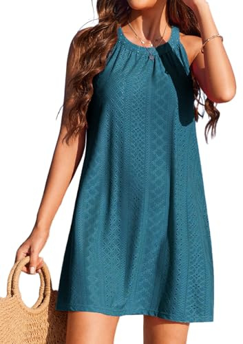 Zetieny Vestidos de Playa Mujer Ropa de Playa Corto Camisolas de Playa Bikini Cover Up Pareos Ropa