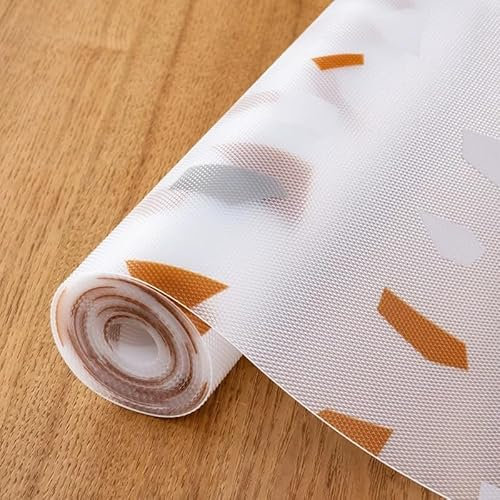 YSTrillion 30x300cm Tapis de Réfrigérateur, Protection Tapis Tiroir de Cuisine, Tapis de Refrigerateur Antibactérien EVA, pour Placard, Etagères, Réfrigérateur,Etagère à Chaussures(Rock)