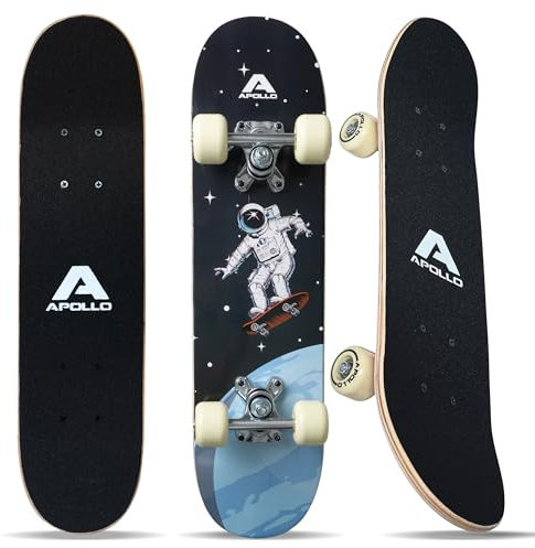 Apollo Skateboard - Spacewalk - Kinderskateboard 61cm, ABEC 3
