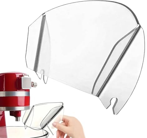 Miyanvuo Protector contra Salpicaduras para Bowl De Amasadora,Protector Salpicaduras para Batidoras Amasadoras De Cabeza Inclinable,Accesorios para Electrodomésticos De Cocina Y Horneado para Cocina