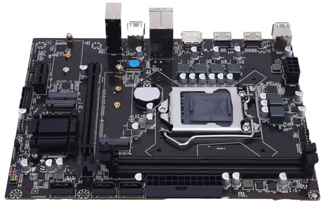 Fabater Scheda Madre da Gioco H511,Scheda Madre per Computer LGA 1200 DDR4 ATX con 2 Slot NVME M.2 e WiFi,per Processori Celeron Core I3 I5 I7 I9 di Decima e Undicesima Generazione