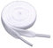 Sechunk Juego de 2 pares de cordones planos de 29 colores, 12 longitudes para zapatos, blanco, 120cm