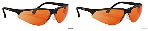 Terminator UV-400 skyddsglasögon för blått ljus och UV-skydd, orange (två-pack)