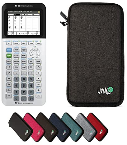 CALCUSO Sparpaket Dunkelgrau mit Grafikrechner TI-83 Premium CE