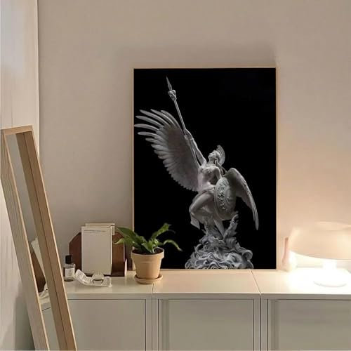 Yocheng Retro, Wandkunst, Medusa Zusi Thunder, gedrucktes Poster auf Leinwand, für Zuhause, Wohnzimmer, Zimmer, Dekorationsgemälde 21x30cm ohne Rahmen