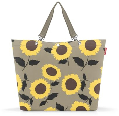 reisenthel shopper XL sunflowers – Geräumige Shopping Bag und edle Handtasche in einem – Aus wasserabweisendem Material