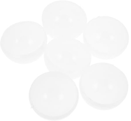 CAXUSD 6stücke Deckenlampen Diffusor Abdeckung Aus Langlebigem Pc Material Halb Runde Anti-fog Lampenschirme Für Led Birnen Lichtstreuend Für Gleichmäßige Ausleuchtung Einfache Montage Oh