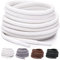 Miscly Cordones Redondos [3 Pares] Para Zapatos, Zapatillas de Deporte y Botas - Diámetro 4 mm (137 cm, Blanco)
