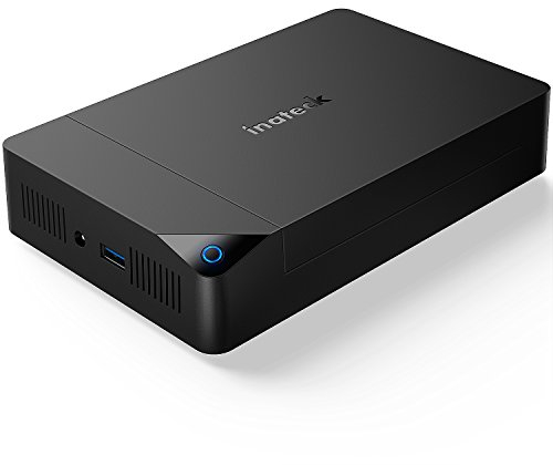 Inateck Festplattengehäuse 3.5 USB 3.0, Externes HDD Gehäuse für 2,5”/ 3,5” SATA HDD und SSD, Unterstützt UASP und maximal 20 TB Laufwerke, 12 V/ 2A Netzteil