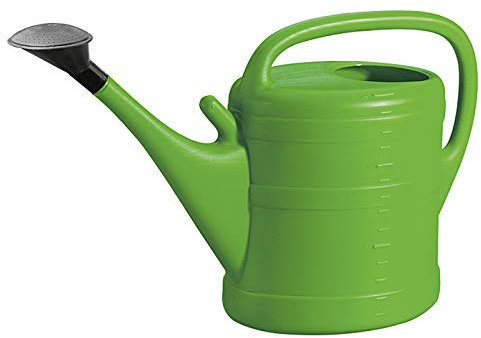 2 x Garden Watering Can Green Wash Watering Cans 14L Green Rose Storage Nozzle