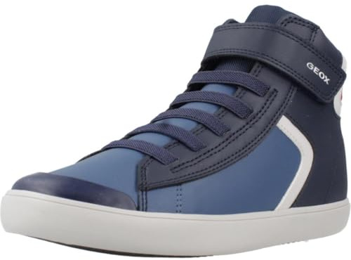 Geox Boys J Gisli Boy Sneaker, Navy Avio, 3 UK
