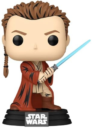 Funko Pop! Star Wars Obi-Wan Kenobi - Figura retro de vinilo Bobblehead, 4 pulgadas, The Phantom Menace 25th Anniversary