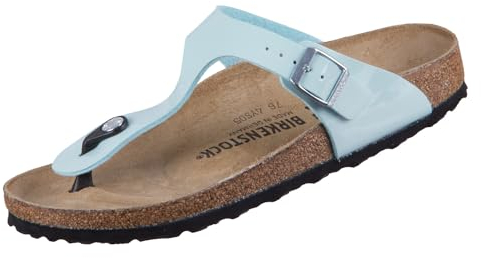 BIRKENSTOCK Gizeh 1026964 surf Green Birkoflor Patent Birkoflor Patent Grün (surf Green), 39
