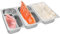 VIDETOL Panierschalen Set 3-teilig, 32,5 x 17,5 x 6,5 cm Panierstrasse, Edelstahl Schale Rechteckig für Schnitzel, Fisch und Fleisch