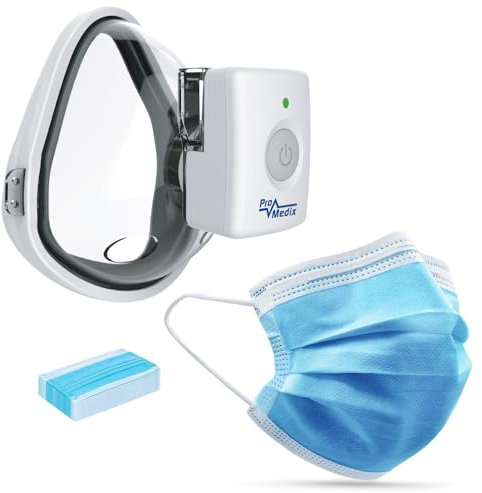 Promedix nebulizzatore inalatore portatile wireless+20 maschere, PR-840 +20 maschere colore blu Promedix PR-280