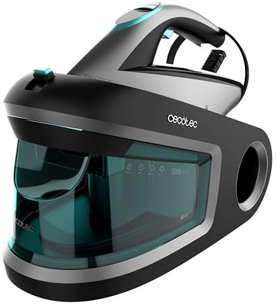 Cecotec Centro de Planchado Horizontal IronHero 3200 Station Essential. 3200W, 8 Bares, Vapor continuo 150g/min, Golpe de Vapor 420g/min, Suela Turbo Slide, Auto Off, Cyclo Clean, Filtro Antical