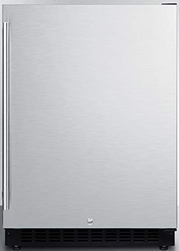 AL54CSS 24 ADA Compliant Commercial Compact Refrigerator with 4.8 cu. ft. Capacity Factory Installed Lock Frost Free Operation Open Door and High Temperature Alarm in