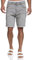 Indicode Herren Lonar Jeans Shorts mit 5 Taschen | Herrenshorts Used Look für Männer Lt Grey, L