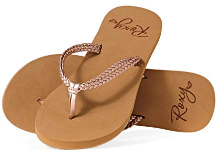 Roxy Women's Costas Beach Pool Shoes, Pink Rose Gold Rsg, 4 UK