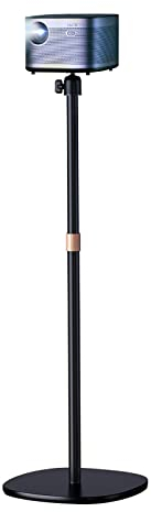 HIBORI Beamer Ständer 360° Schwenkbarer Beamer Halterung Verstellbare Höhe Projektor Bodenständer Kompatibel mit XGIMI, Nebula, VANKYO, Jinhoo, AuKing