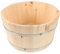 minkissy Foot Soaking Basin in Wood Foot Washing Bucket for Household Multi-use Sturdy Child-Friendly