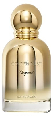 Sunnamusk London Golden Dust Eau De Parfum, Unisex, Floral Fragrance, Perfume, Luxury Fragrance (50ml)