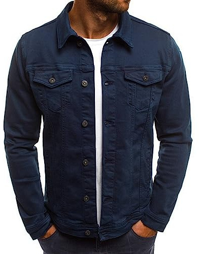 Veste Chemise pour Hommes, Manteau De Travail, Surchemise Coupe Ajustée à Manches Longues pour Hommes