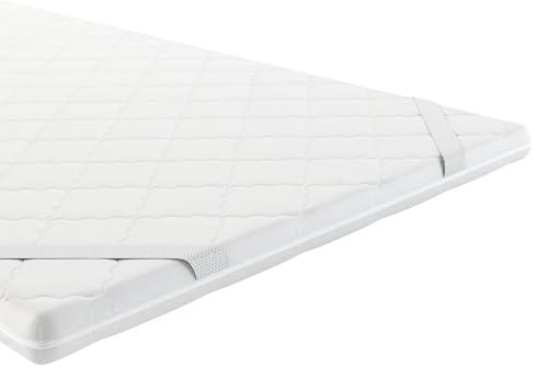 MSS e.K. Relax Topper en Mousse Confort 210 x 160 x 6 cm Surmatelas orthopédique avec Housse Respirante pour Un Sommeil Confortable Convient aux Personnes allergiques ÖKO-TEX Certifié Made in Germany