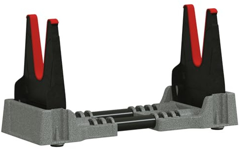vidaXL Apoyo para Tiro Ajustable Gris 46 x 14 x 19,5 cm Plástico, Soporte Ajustable, Descanso Portátil para Armas, Herramienta de Precisión, Accesorio para Tiro, Gris