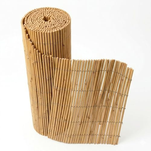 MEGAOFFERTE.IT Arella In Bambù Naturale Per Recinzione E Copertura Da Esterno Schermatura Privacy Stuoia Canna Cannette Bamboo Ombreggiante Per Giardino Terrazza Balcone Gazebo 1x3 Metri