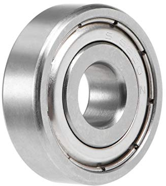 sourcing map 1 Pack Kugellager Edelstahl S6200ZZ Doppelt Geschirmt 6200Z Lager 10x30x9mm