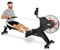 JLL® Ventus 3 Air Resistance Home Rowing Machine, 2025 Model, Kinomap App Compatible, Fitness Cardio Workout with 16 Levels of Electro-Magnetic Resistance, Advanced Driving Belt System