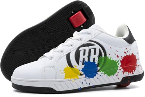 Breezy Rollers 2180370 Zapatos con Ruedas, Zapatillas con Ruedas Niños y Niñas, Zapatillas Deporte 2 En 1 con Rueda Retráctil (Numeric_39)