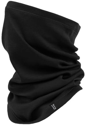 Merino Protect Schlauchschal Merino Wolle 100% Männer Frauen Warm Halstuch Leichtes Halswärmer für Motorrad Wandern Jagd
