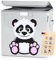 elb finesse ® Aufbewahrungsbox Kinder I süße Tierwelten Motive I extra stabile Spielzeugkiste mit Deckel für Kinderzimmer I Spielzeug Box (33x33x33) zur Aufbewahrung I Ordnungsbox I (Pauli Panda)