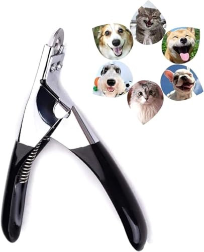 ACRISHAGN Claw Scissors for Dogs, Professional Scissors for Pets with Protective Device, Nail Clippers, Cat Claw Scissors, Practical Nail Cutting Tool for Dogs and Cats Pet Salon