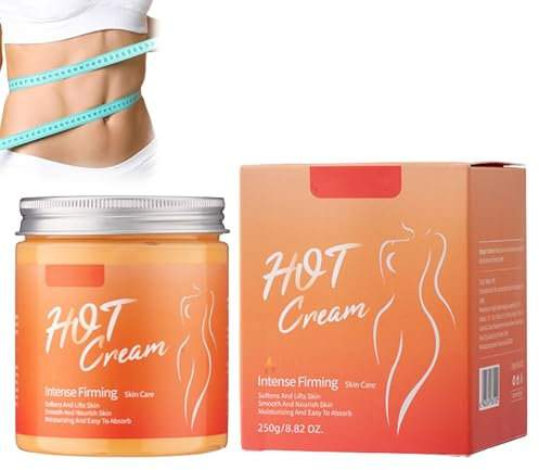 Body Firming Hot Cream – Straffende Und Wärmende Körpercreme Für Frauen & Männer, Cellulite Reduzierend, Fettverbrennend Für Bauch, Beine, Po & Taille, Feuchtigkeit & Straffung, 250g