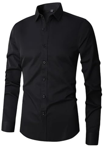 Camicia Uomo Bianca Camicie Slim Fit Botton Down Elasticizzata Leggera Camicia Regular Fit No Stiro Firmata Casual Bluse Cotone Estiva Traspirante Camicia Business Ufficio Per Matrimonio Formal
