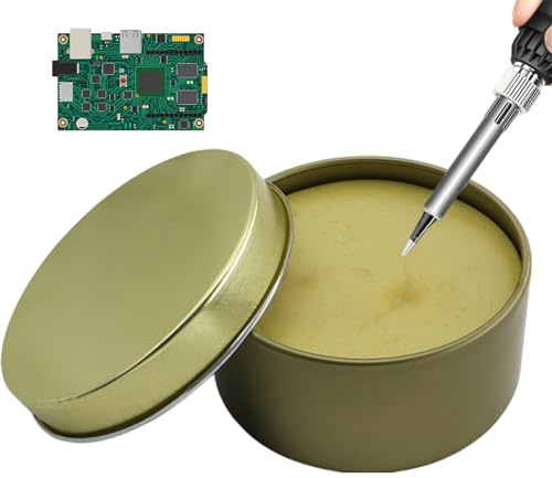 Solder Flux, 100g Flux Paste, Leakproof Iron Box Soldering Paste for Precision Soldering Machines, Electronics, Metals, Phones, PC Cards