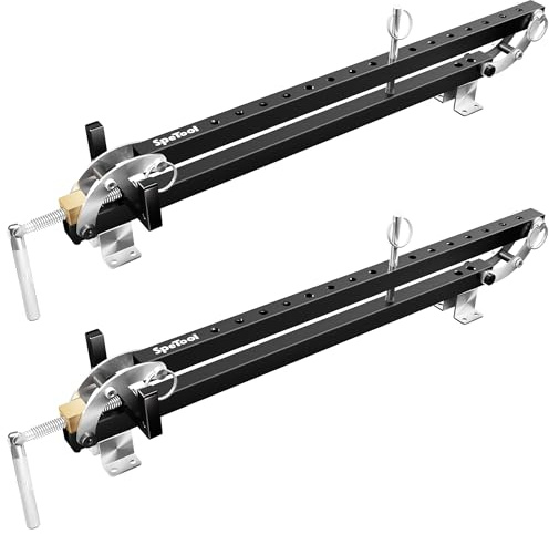 SpeTool Lot de 2 pinces parallèles 40,6 cm en aluminium à 4 voies pour planches à découper, armoires, plateaux de table et petits projets