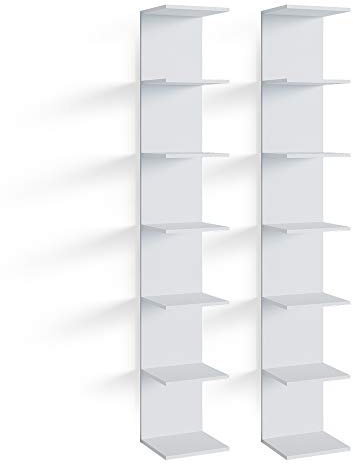 ViccoVägghyllaPaolo,Vit,30x190 cm Set om 2