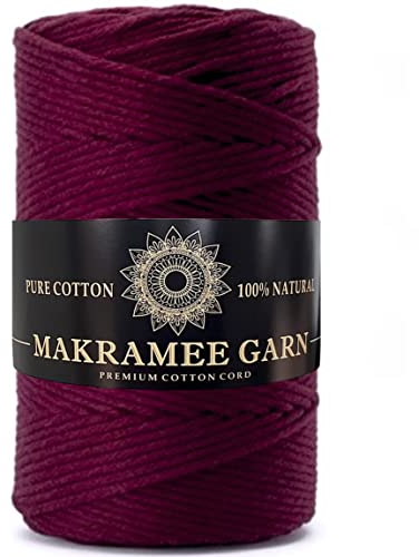 Makramee Garn. Baumwollgarn. Kordel Für Handwerk. Makramee Baumwollkordel.