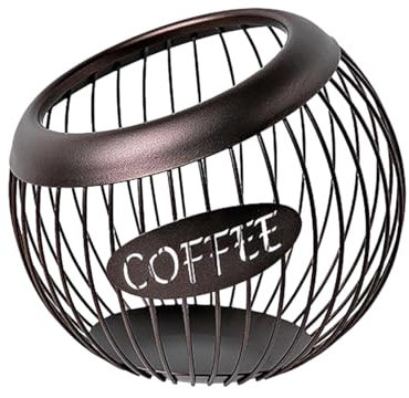 perfk Porta cialde per caffè, Snack, Caramelle, Contenitore, Multiuso, Durevole, Porta Capsule per caffè Espresso, Organizer da Tavolo per Cucina da banco, caffè