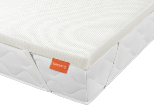 sleepling Topper extra Feste Matratzenauflage, Härtegrad 4 ab 100 kg, Matratzentopper 180 x 200 x 5 cm, waschbar, Ökotex