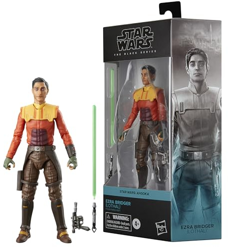 Star Wars The Black Series Ezra Bridger (Lothal), Ahsoka 6-Inch Action Figures
