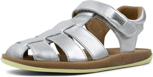 Camper - Bicho 80177, Sandalia con tira en T Chica, Medium Gray 082,