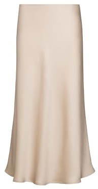 Anne Klein Women's Satin Bias Pull-On Midi Skirt